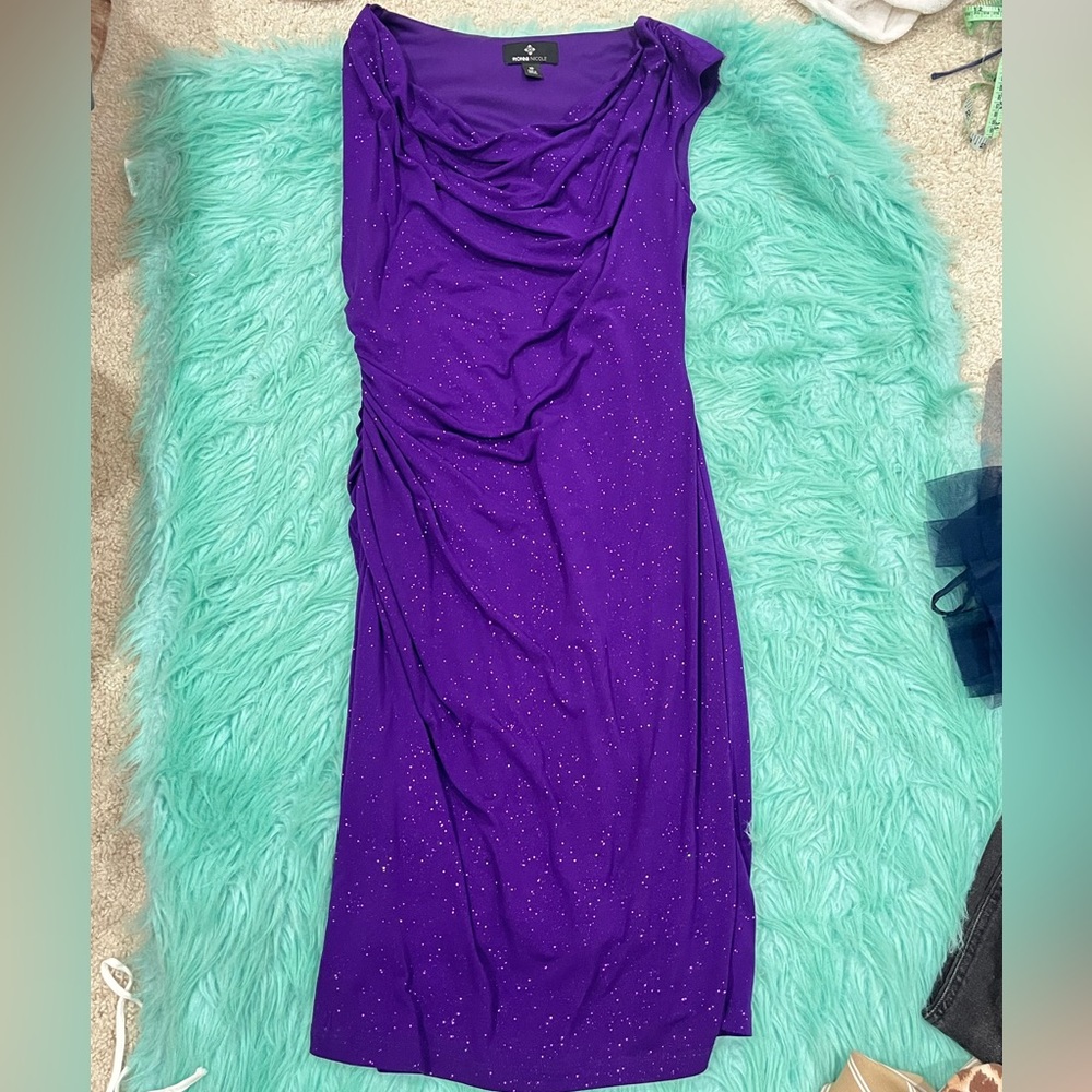 Purple sparkly dress